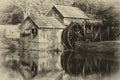 Mabry Mill in Antique Tones