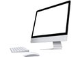 Mac computer screen Royalty Free Stock Photo