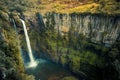 Mac Mac Falls Canyon in Mpumalanga South Africa, with dreamy and Royalty Free Stock Photo