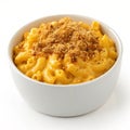 Mac n\' cheese isolated on white background Royalty Free Stock Photo