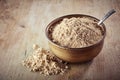 Maca powder Royalty Free Stock Photo