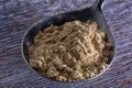 Maca root powder Royalty Free Stock Photo