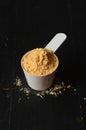 Maca root powder Royalty Free Stock Photo
