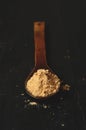 Maca root powder Royalty Free Stock Photo