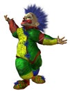 Macabre dwarf clown