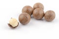 Macadamia (Macadamia integrifolia).