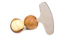 Macadamia nuts Royalty Free Stock Photo