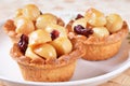 Macadamia nuts tart Royalty Free Stock Photo
