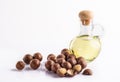 Macadamia oils Royalty Free Stock Photo