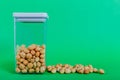 Macadamias are also called Queensland, bush, maroochi, bauple or Hawaiian nut Royalty Free Stock Photo