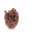 Macadamias In a Glass Royalty Free Stock Photo