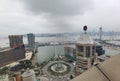 Macao China Big Bay Area MGM Wynn Boc Lisboa Hotel Zhuhai Aerial View Canton Guangdong Macau Landscape Coastline Urban Planning