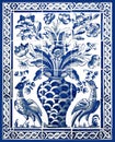 Macao China Colonial Heritage Portuguese Macau Azulejos Ceramic Tiles Delft Institute of Tourism Studies College University School Royalty Free Stock Photo