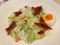 Macao China Galaxy Resort Hotel Cafe de Paris Monte Carlo Macau French Restaurant Caesar Salad Bacon Egg Stylish Fine Dining