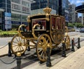 Macao China Macau Emperor Hotel Antique Imperial Kingdom Empire Golden Royal Horse Carriage Classic Coach Transportation Vehicle