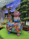 Macao China Macau Mgm Cotai Spectacle Awakening MGM Lion Party Chairman`s Collection Colorful Animal Sculpture Contemporary Art