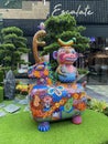 Macao China Macau Mgm Cotai Spectacle Awakening MGM Lion Party Chairman`s Collection Colorful Animal Sculpture Contemporary Art