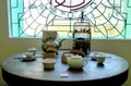 Macao China Macau Tea Museum Dim Sum Setting Teapot Collection Ceramic Porcelain Sculpture Gallery Exhibition Chinese Restaurant