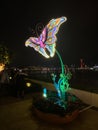 Macao China Macau Wynn Butterfly Story Butterflies Lanterns Mid Autumn Festival Lakeside Promenade