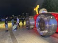 Macao China Macau Wynn Formula 1 Race Car Lantern led Mid Autumn Festival Lakeside Promenade