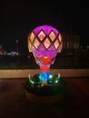 Macao China Macau Wynn Butterfly Story Montgolfier Lanterns Mid Autumn Festival Lakeside Promenade