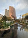 Macao China Macau Wynn Hotel Outdoor Landscape Garden Lake Casino Hotels Gambling Gaming Stylish Design Lifestyle