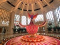 Macao China Macau Wynn Palace Hotel Resort Easter Egg Faberge Crafts Flower Colorful Flower Decoration Myth Phoenix Bird Sculpture