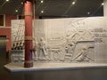 Macao China Navigation History Mural Macau Heritage Navigation Portuguese Sailor Vessel Boat Model Macau Maritime Museum