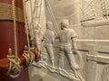 Macao China Navigation History Mural Macau Heritage Navigation Portuguese Sailor Vessel Boat Model Macau Maritime Museum