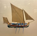Macao China Old Antique Ancient Heritage Navigation Portuguese CalÃÂ£o Vessel Boat Miniature Ship Model Macau Maritime Museum