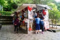 Macao, China: small shops in the scenic area Royalty Free Stock Photo