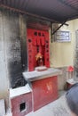 Macao China Taipa Tudi Street Earth God Altar Tudishen Tudigong Landlord God Lord of the Soil and the Ground Mythology Guanyin