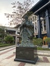 Macao China University of Macau Great Master Scholar Teacher Educator Confucius Statue Sculpture Figure Portrait Bronze Structure
