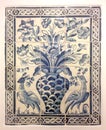 Macao Colonial Heritage Portuguese Macau Antique Azulejo Ceramic Tiles Delft Institute of Tourism Studies College Campus Royalty Free Stock Photo