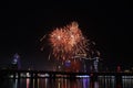 Macao fireworks festival, blooming moment wonderful 17 Royalty Free Stock Photo