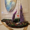 Macao Galaxy Resort Macau Raffles Hotel Lobby Entrance Phoenix Birds Flower Arrangement Luxury Lifestyle