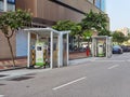 Macao Nova Grand Taipa Electricity Power Electric Car Charging Station Vehicle Electricity Pollution-free Sustainable Lifestyle Royalty Free Stock Photo