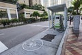 Macao Nova Grand Taipa Electricity Power Electric Car Charging Station Vehicle Electricity Pollution-free Sustainable Lifestyle Royalty Free Stock Photo