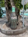 Macao Portugal Macau Colonial Architecture Portuguese Heritage Old Taipa Village Mansion Ancient Town Coca-Cola Signage Sculpture