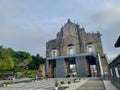 Portuguese Cathedral Macao Ruins of St. Paul Facade Cultural World Heritage Conservation Historic Centre Macau Rear Perspective