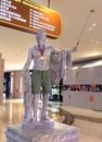 Macao Taipa Cotai Macau Galaxy Promenade Shopping Mall Contemporary Arts Sculpture Modern Selfie Stick Mobile Phone Commercials Ad
