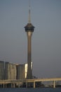 Macao Tower under the sunlight Royalty Free Stock Photo