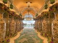 Macao Wing Lei Palace Dim Sum Restaurant Giant Flower Vase Seashell Macau Cotai Wynn Palace Hotel Resort Interior Design Art Deco