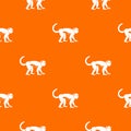 Macaque pattern seamless