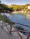 Macarella beach, Menorca, Balearic islands, Spain Royalty Free Stock Photo