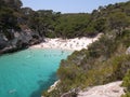 Macarelleta Beach in Menorca