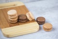 Macaron cookies Royalty Free Stock Photo