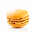 Macaron macaroon isolated on white background, cream pastel chic cafe dessert, sweet food and holiday cake for luxury