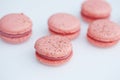 A macaron - sweet meringue-based confection Royalty Free Stock Photo
