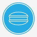 Macaron vector icon sign symbol